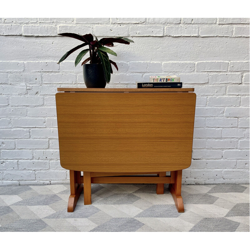 Vintage Folding Formica Dining Table 1960s