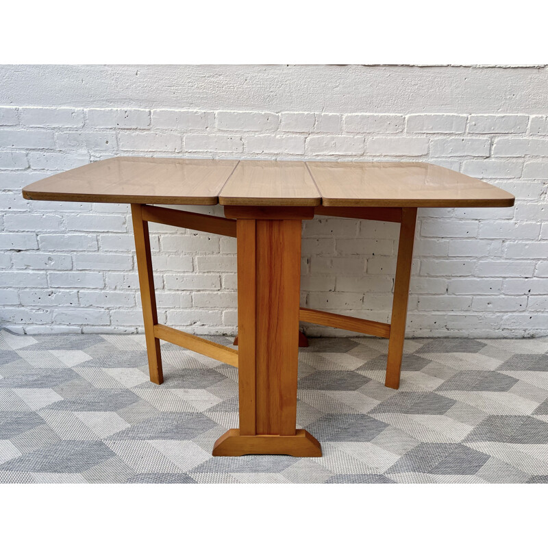 Vintage Folding Formica Dining Table 1960s