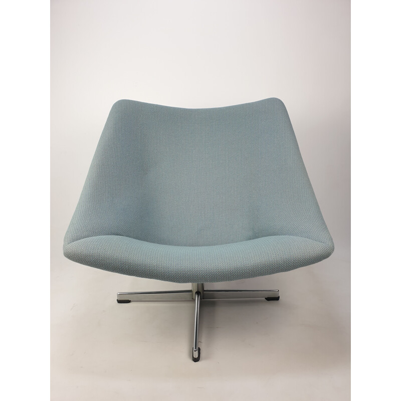 Vintage Oyster Chair with Cross Base by Pierre Paulin for Artifort 1965s