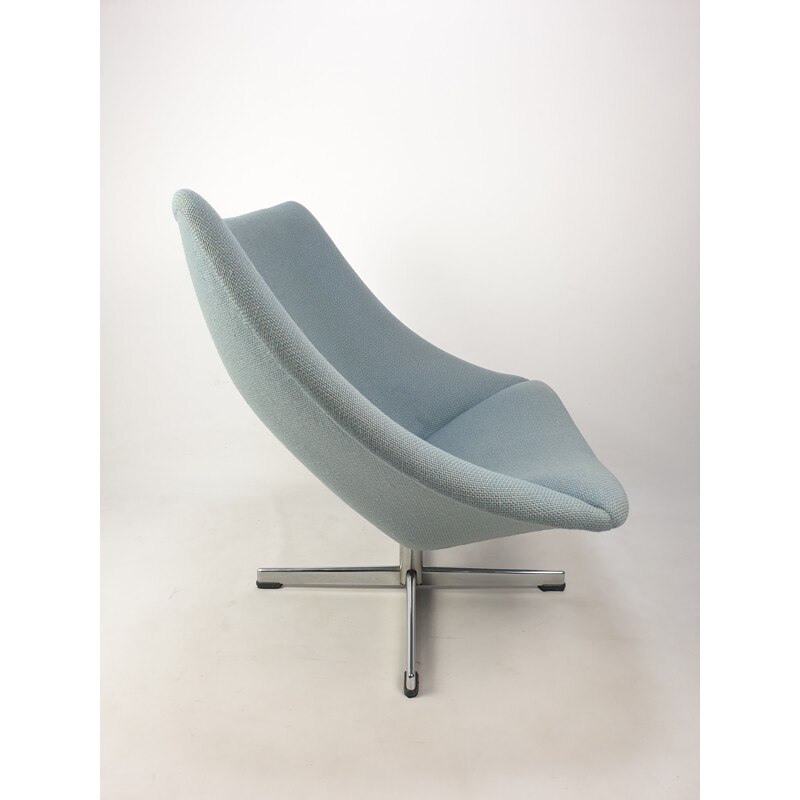 Silla vintage Oyster con pata cruzada de Pierre Paulin para Artifort 1965