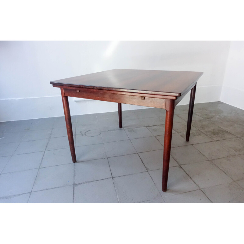 Vintage Extendable Rosewood Dinning Table 1960s