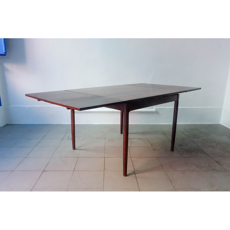 Vintage Extendable Rosewood Dinning Table 1960s