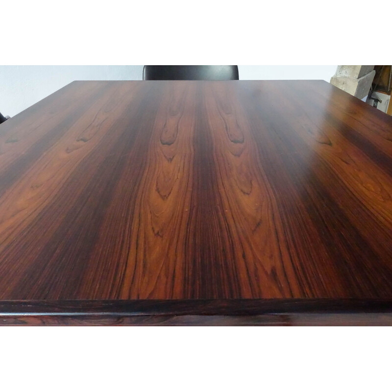 Vintage Extendable Rosewood Dinning Table 1960s