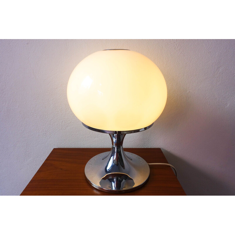 Vintage Mushroom Table Lamp by Luigi Massoni for Harvey Guzzini 1970s