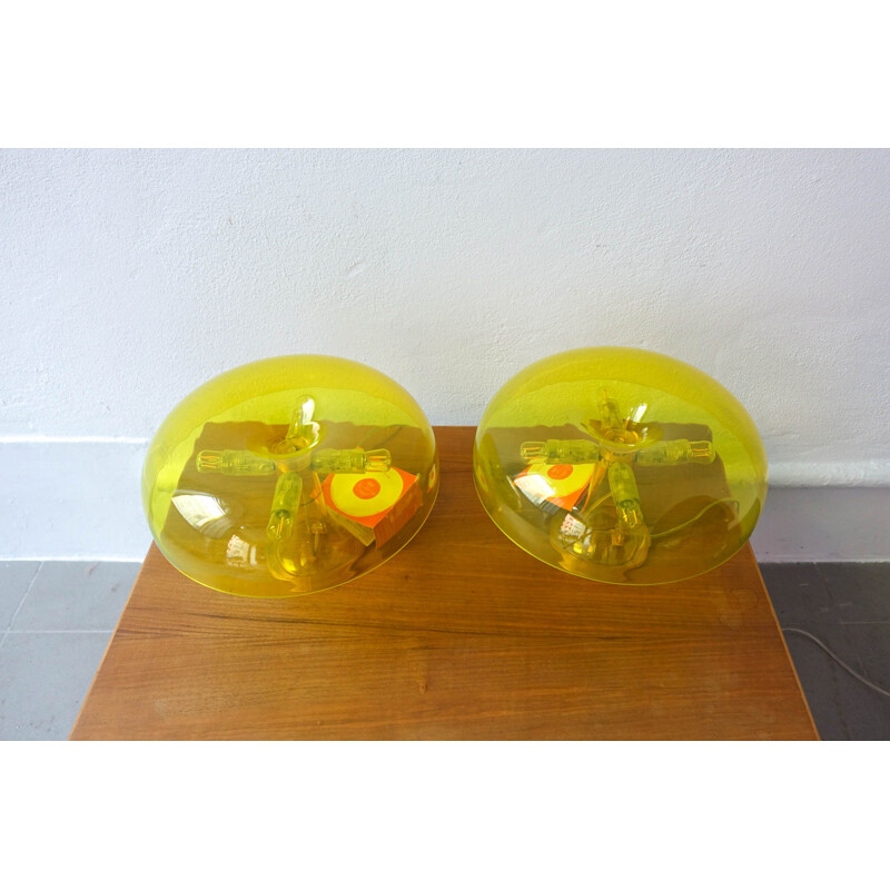 Pair of vintage Nessino Table Lamp by Giancarlo Mattioli for Artemide 1967s