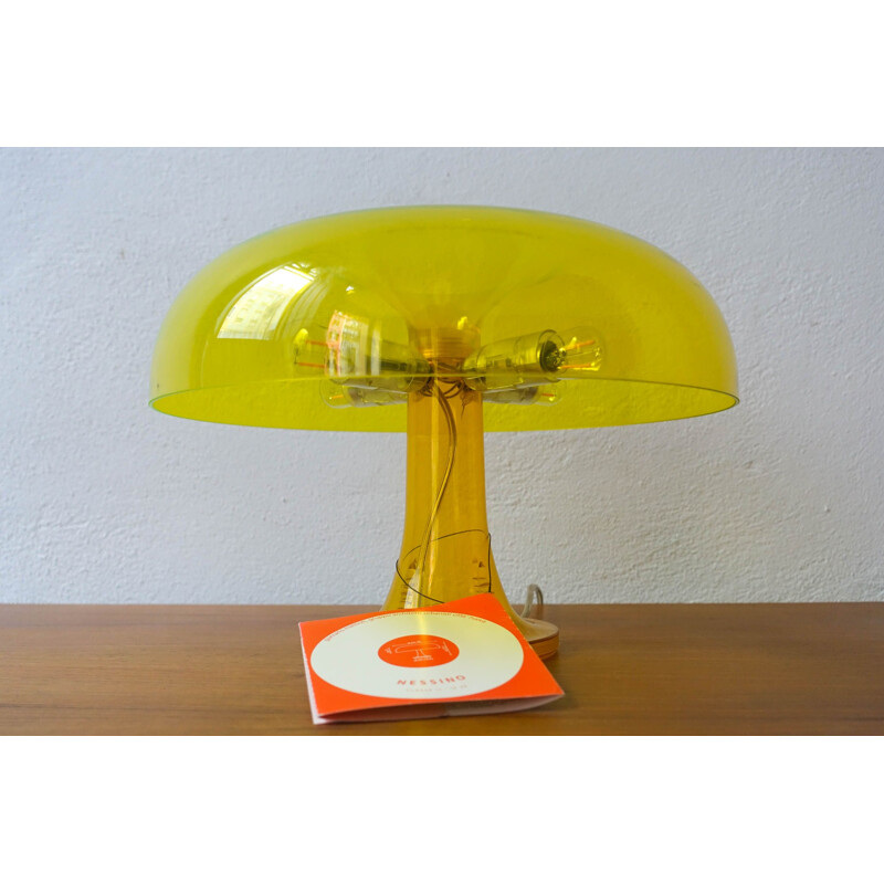 Pair of vintage Nessino Table Lamp by Giancarlo Mattioli for Artemide 1967s