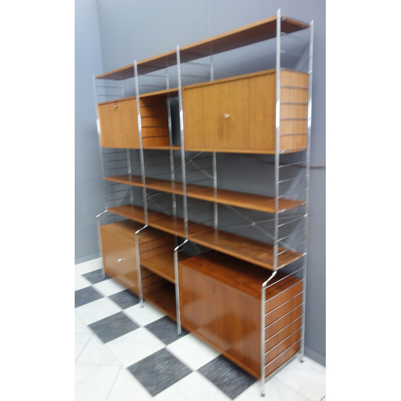 Independent vintage wall bookcase 1960