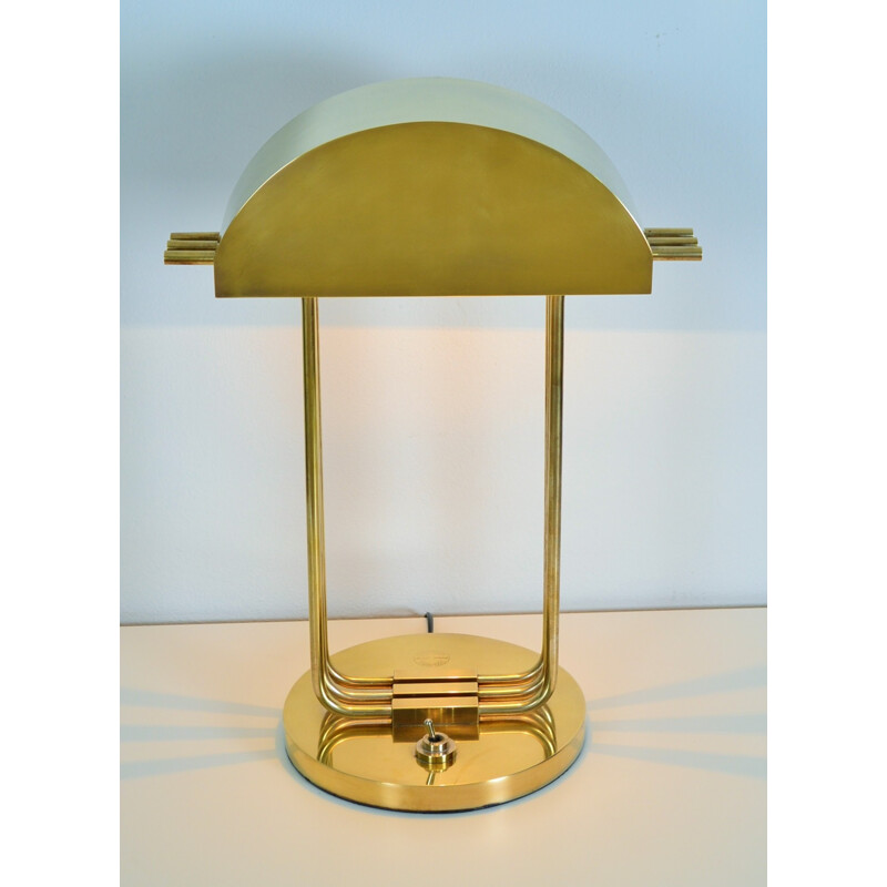 Bauhaus desk lamp in nickel, Marcel BREUER - 1930s