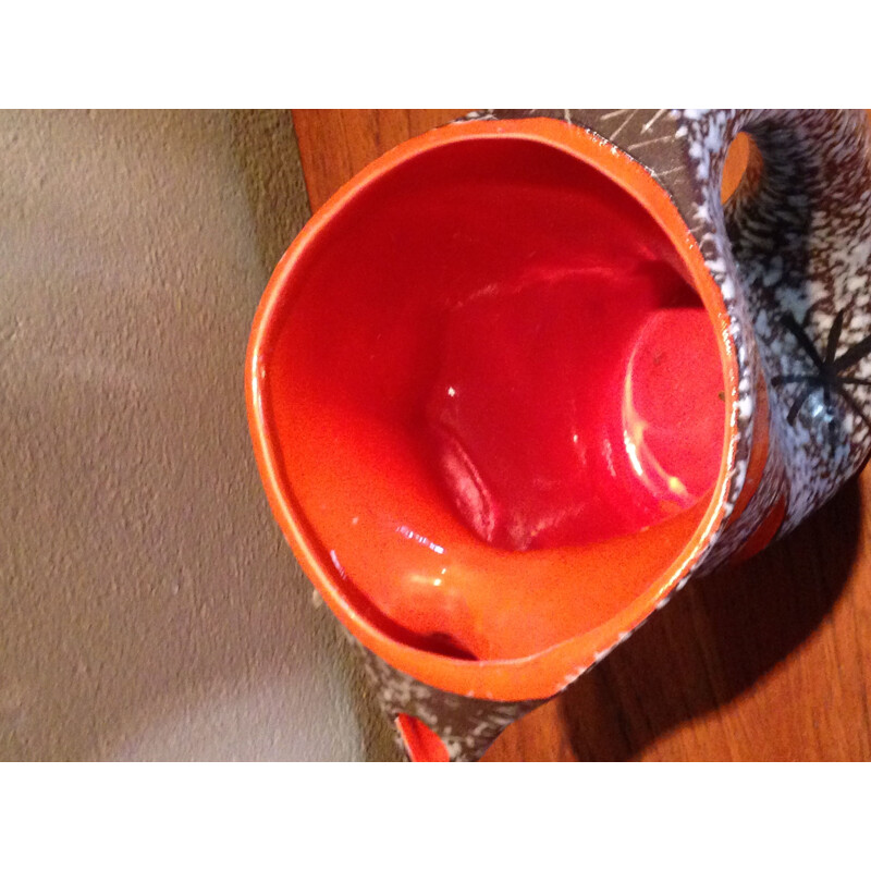 Vaso de cerâmica Vintage de Vallauris
