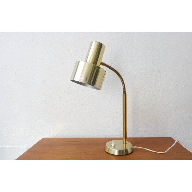 Pair of vintage brass table lamps by Boréns 1960