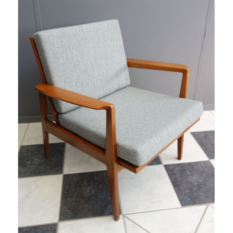 Vintage grey armchair 1960