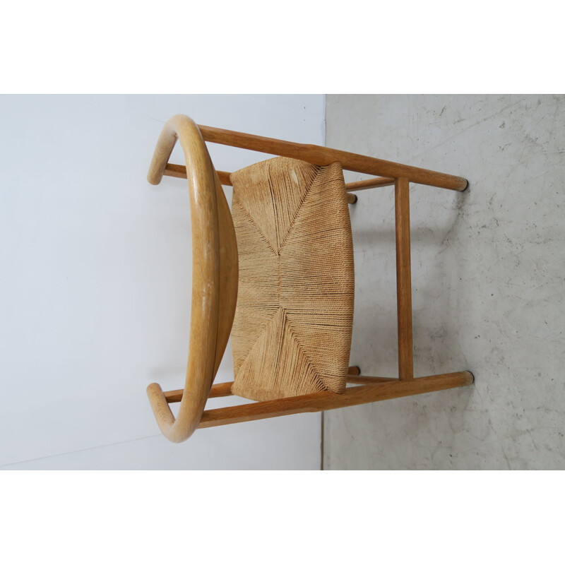 Set of 4 vintage chairs in oak by Hans Wegner