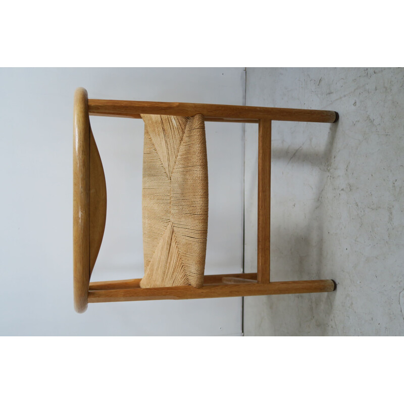 Set of 4 vintage chairs in oak by Hans Wegner