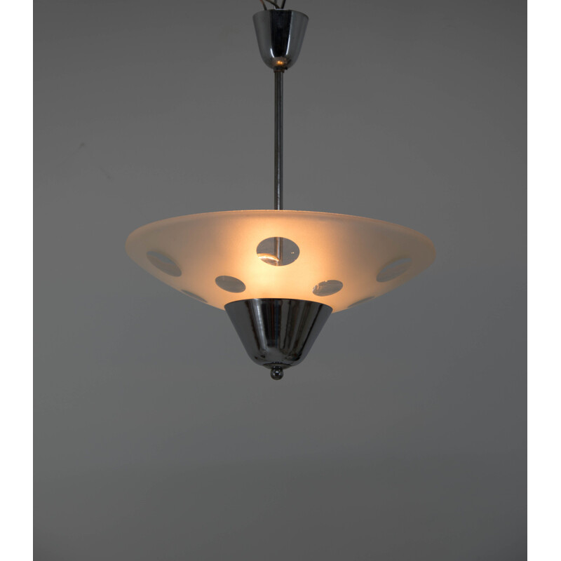 Vintage Bauhaus pendant lamp by Franta Anyz for Napako 1940