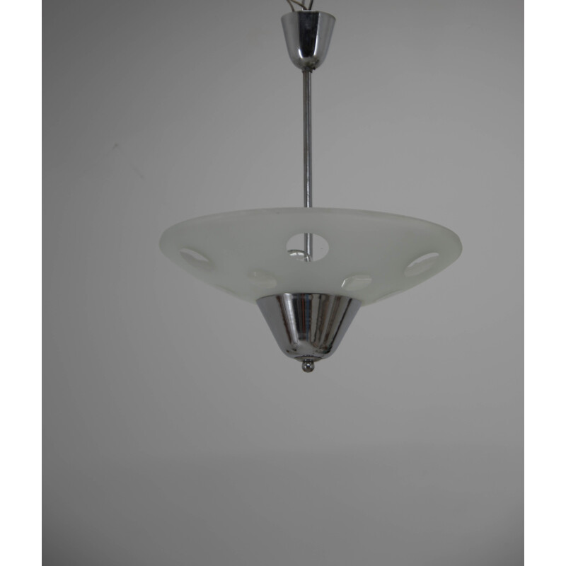 Lámpara de suspensión Vintage Bauhaus de Franta Anyz para Napako 1940