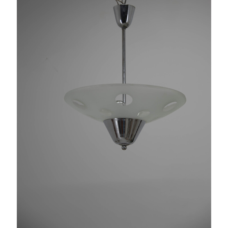 Candeeiro suspenso Vintage Bauhaus de Franta Anyz para Napako 1940