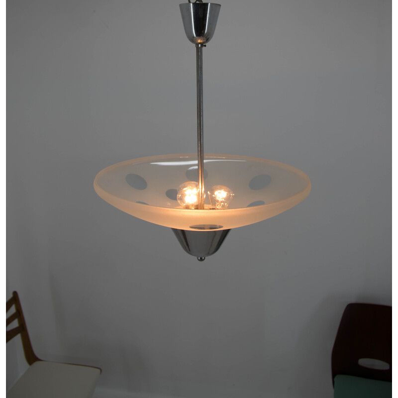 Lampada a sospensione Bauhaus vintage di Franta Anyz per Napako 1940