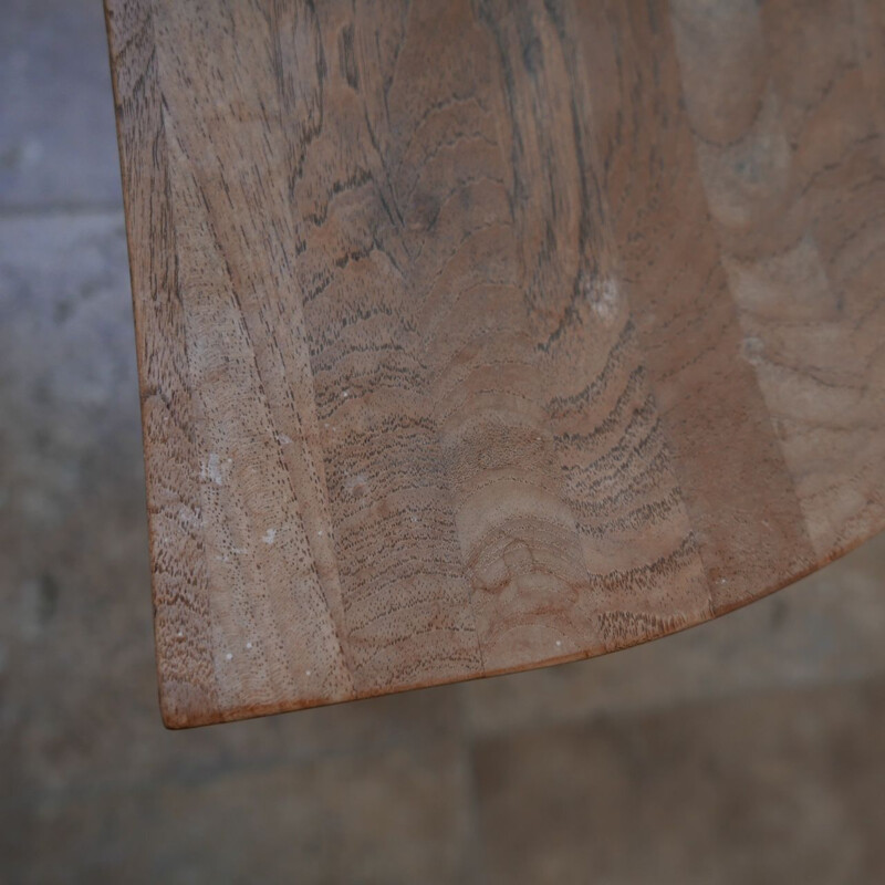 Vintage teak stool Denmark 1980