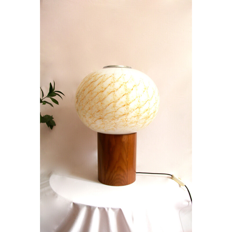 Vintage Ambrosio Space Age Murano Lamp Italy 1970s