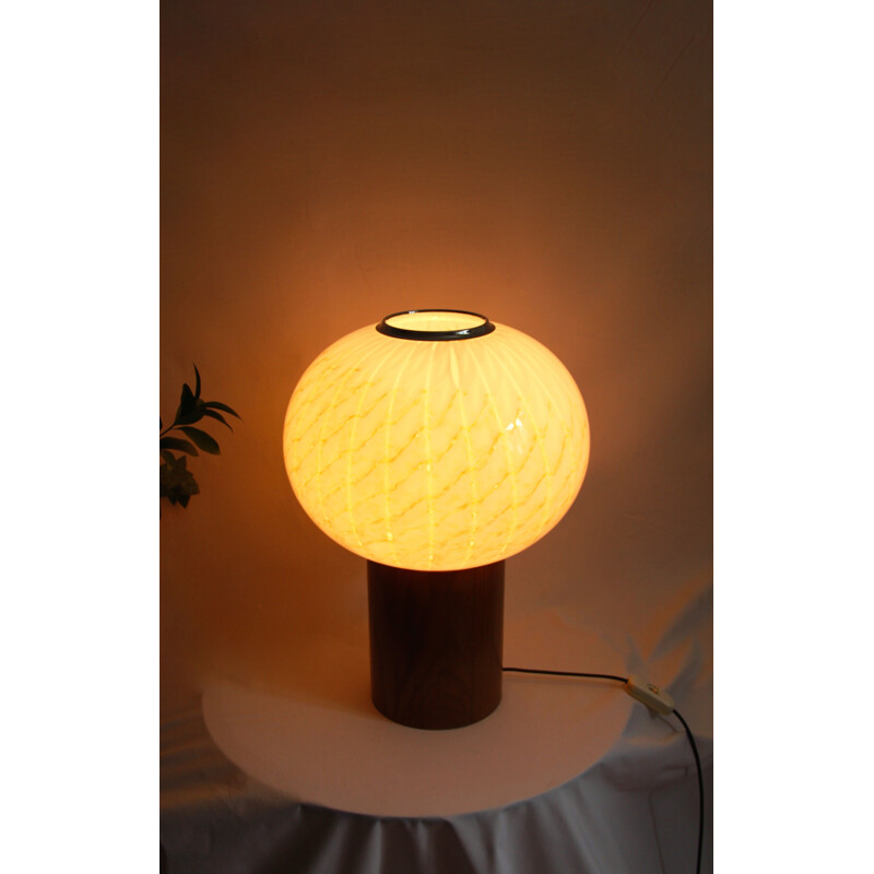 Vintage Ambrosio Space Age Murano Lamp Italy 1970s