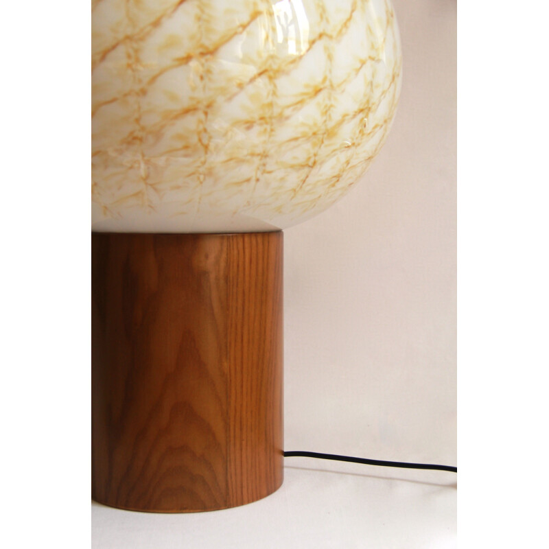 Vintage Ambrosio Space Age Murano Lamp Italy 1970s