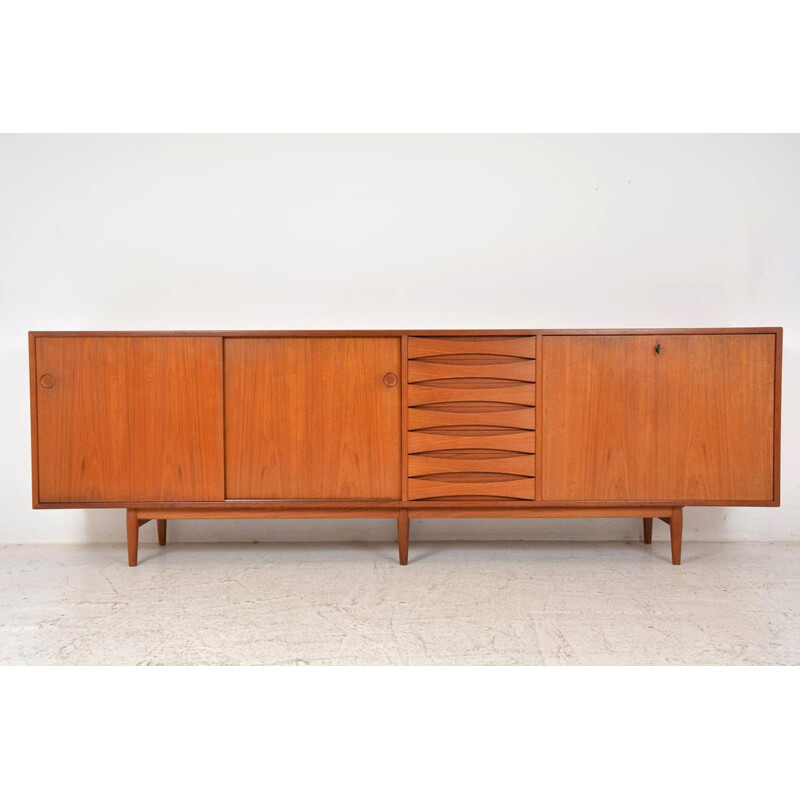 Vintage teak sideboard by Arne Vodder by Sibast Denmark 1950