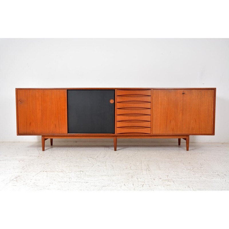 Vintage teak sideboard by Arne Vodder by Sibast Denmark 1950