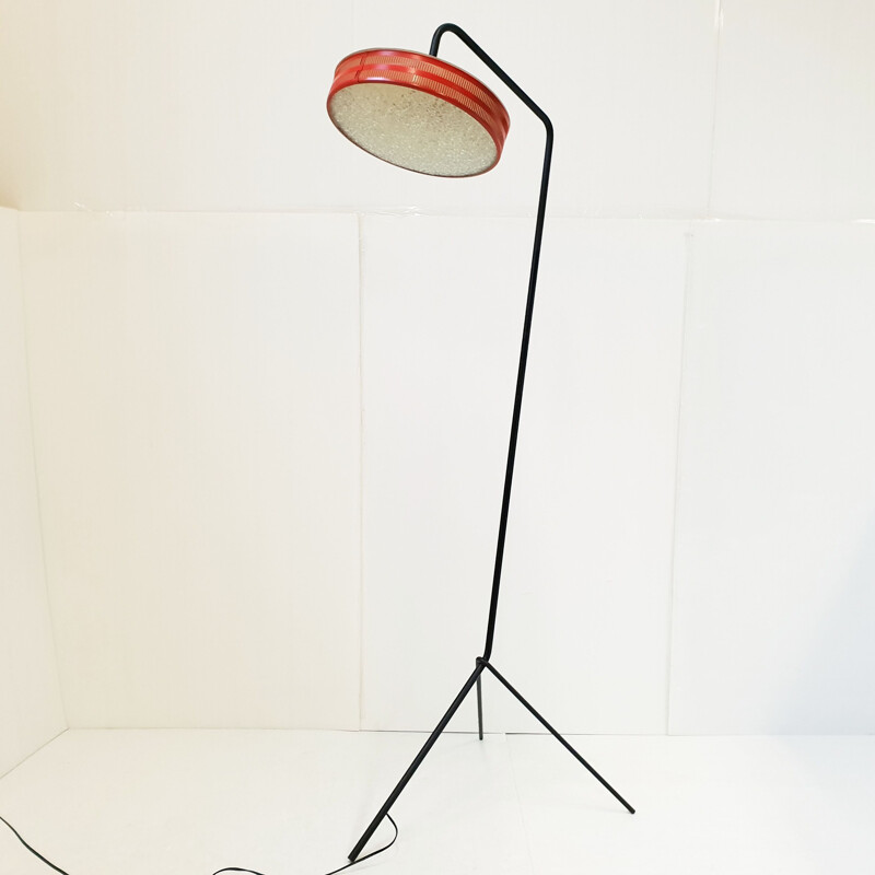 Vintage tripod floor lamp 1950s