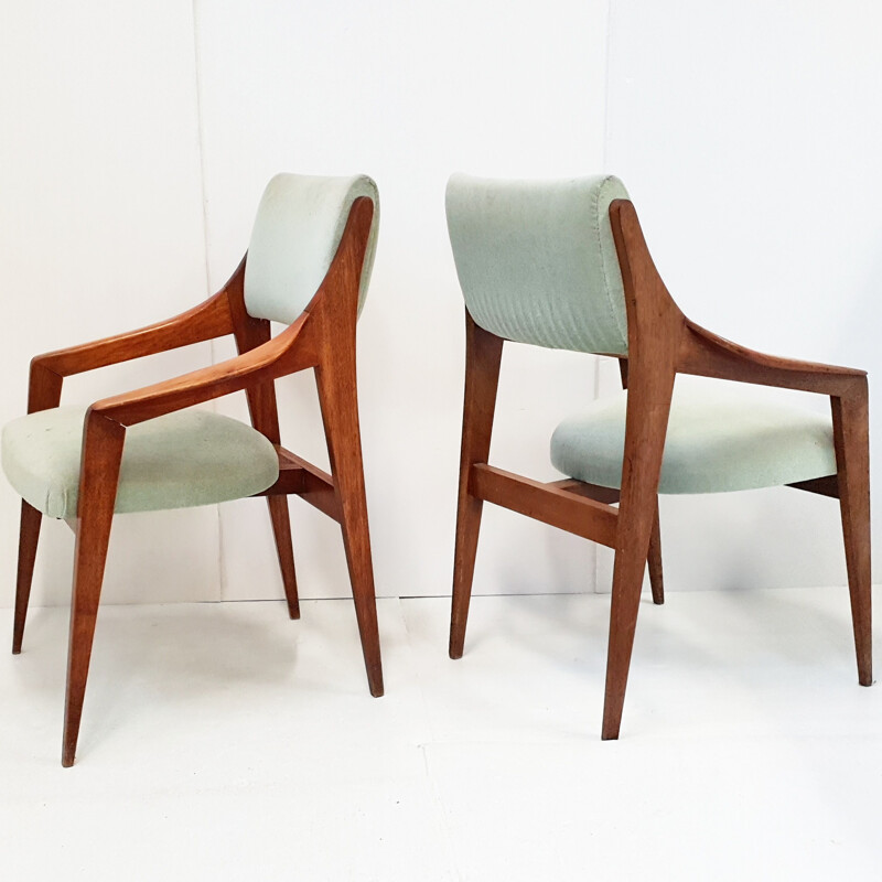 Pair of vintage Scandinavian armchairs 1960s