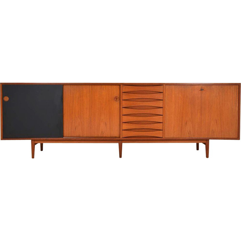 Vintage teak sideboard by Arne Vodder by Sibast Denmark 1950