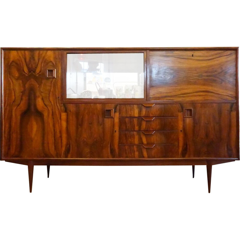 Vintage José Espinho Rosewood Sideboard for Moveis Olaio 1960s