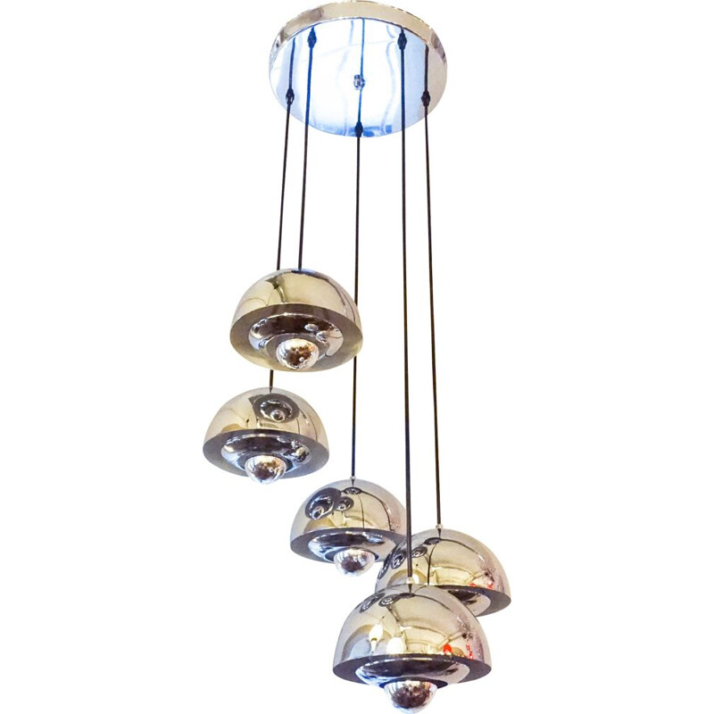 Vintage Shades Sputnik Cascade Lamp 1970s
