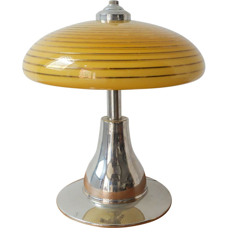 Vintage table lamp, Art Deco, Portugal 1930
