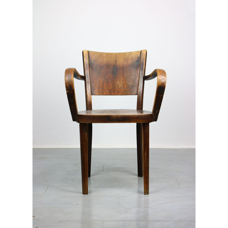 Pair of vintage Bentwood Armchairs by Michael Thonet 1930s