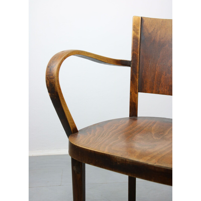 Pair of vintage Bentwood Armchairs by Michael Thonet 1930s