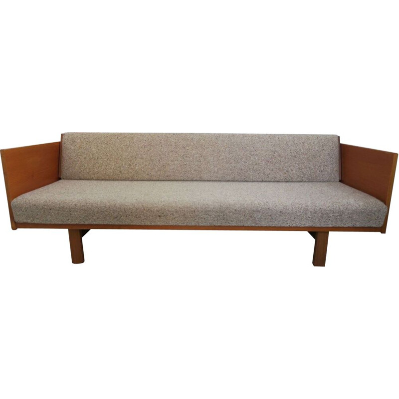 Vintage teak sofa bed by Hans Wegner