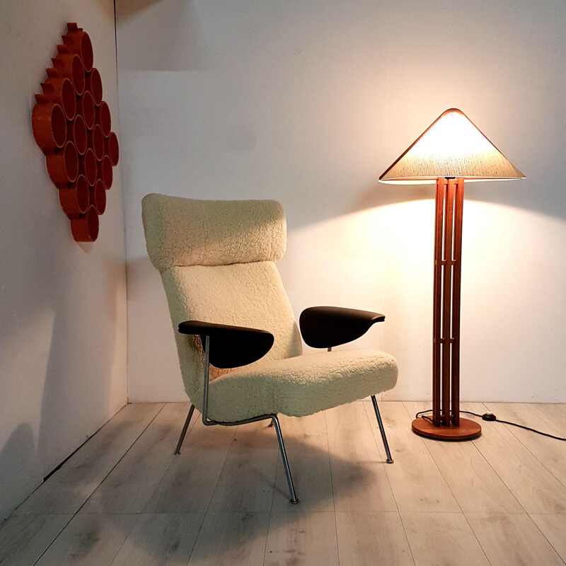 Mid century lounge chair by Theo Ruth for Artifort Netherlands 1950s