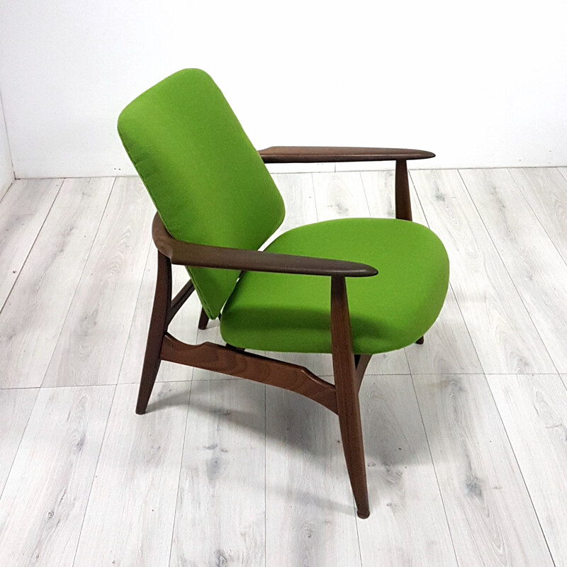 Mid century Tolga lounge chair by Louis van Teeffelen for WéBé Netherlands 1960s