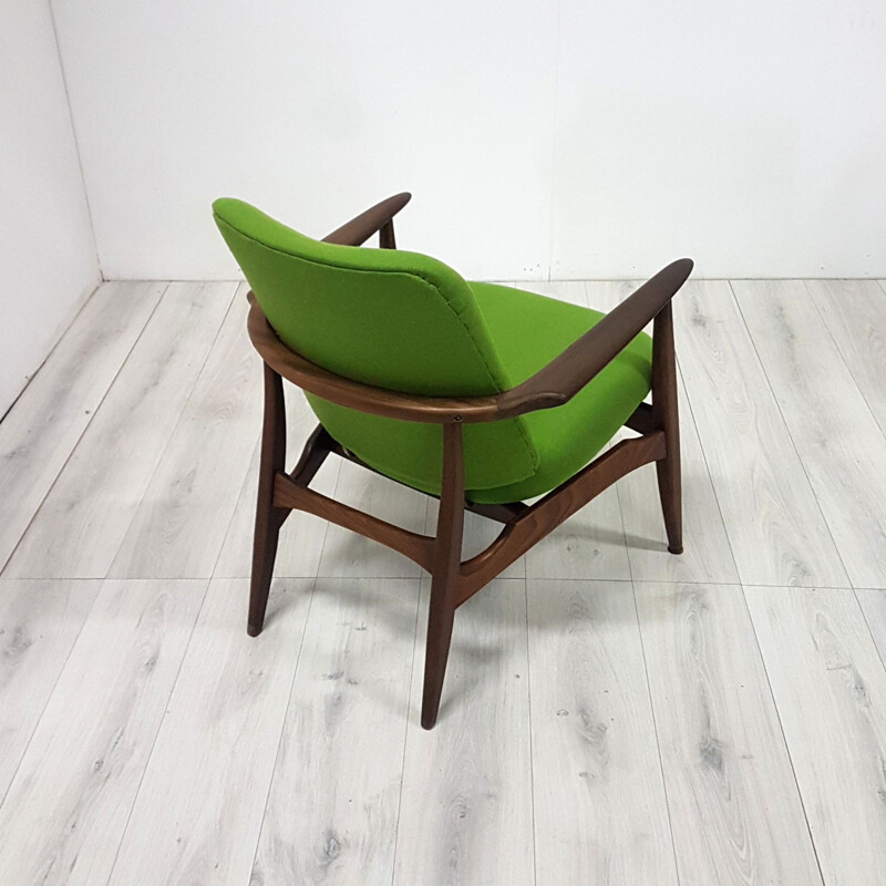 Fauteuil lounge vintage Tolga par Louis van Teeffelen pour WéBé Pays-Bas 1960