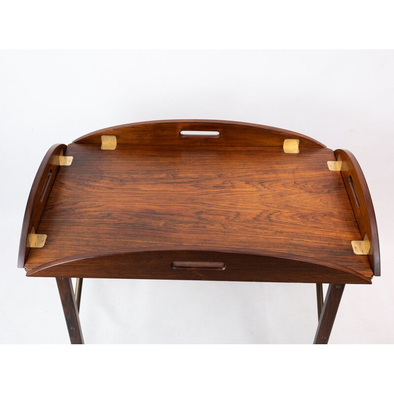 Vintage rosewood butler's tray by Svend Langkilde, 1960