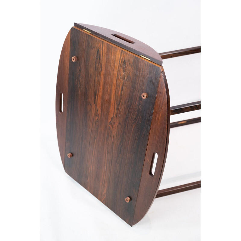 Vintage rosewood butler's tray by Svend Langkilde, 1960