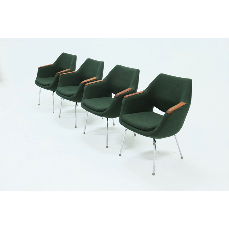 Set of 4 vintage Kilta Chairs by Olli Mannermaa for Martela 1960s