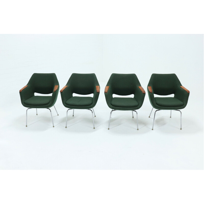 Lot de 4 chaises vintage Kilta par Olli Mannermaa pour Martela 1960