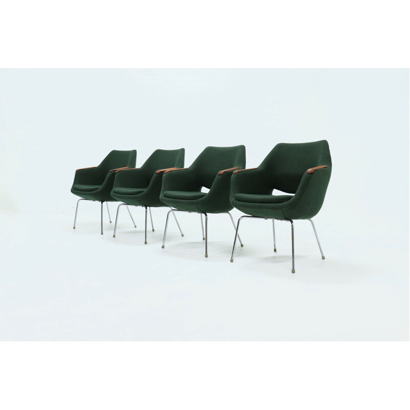 Set of 4 vintage Kilta Chairs by Olli Mannermaa for Martela 1960s