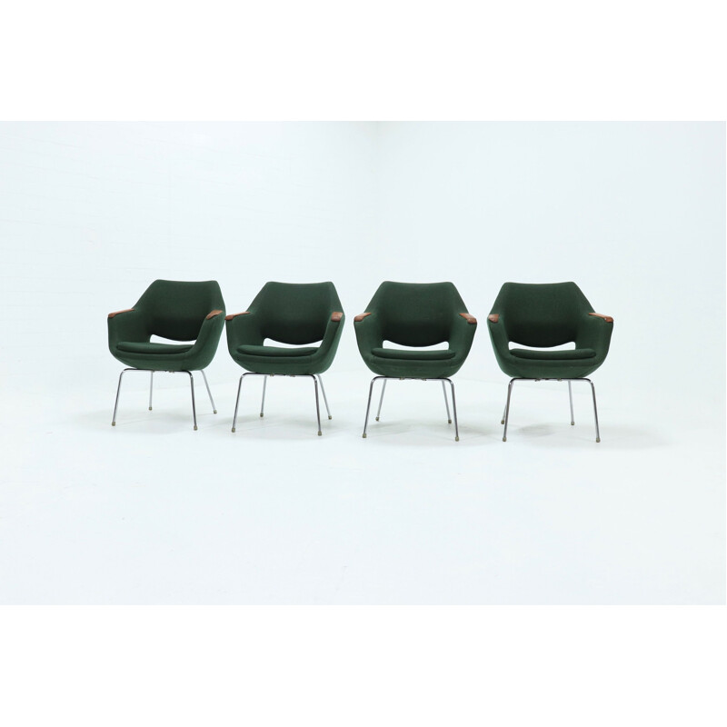 Set of 4 vintage Kilta Chairs by Olli Mannermaa for Martela 1960s