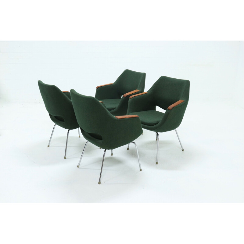 Set of 4 vintage Kilta Chairs by Olli Mannermaa for Martela 1960s