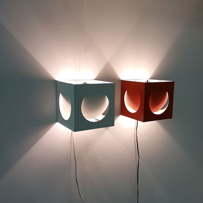 Vintage Modernist wall lamp by Shogo Suzuki for Stockmann Orno Finland 1960s