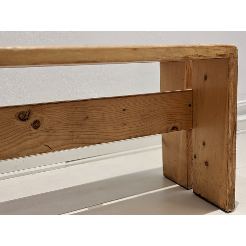 Pair of vintage benches for Les Arcs