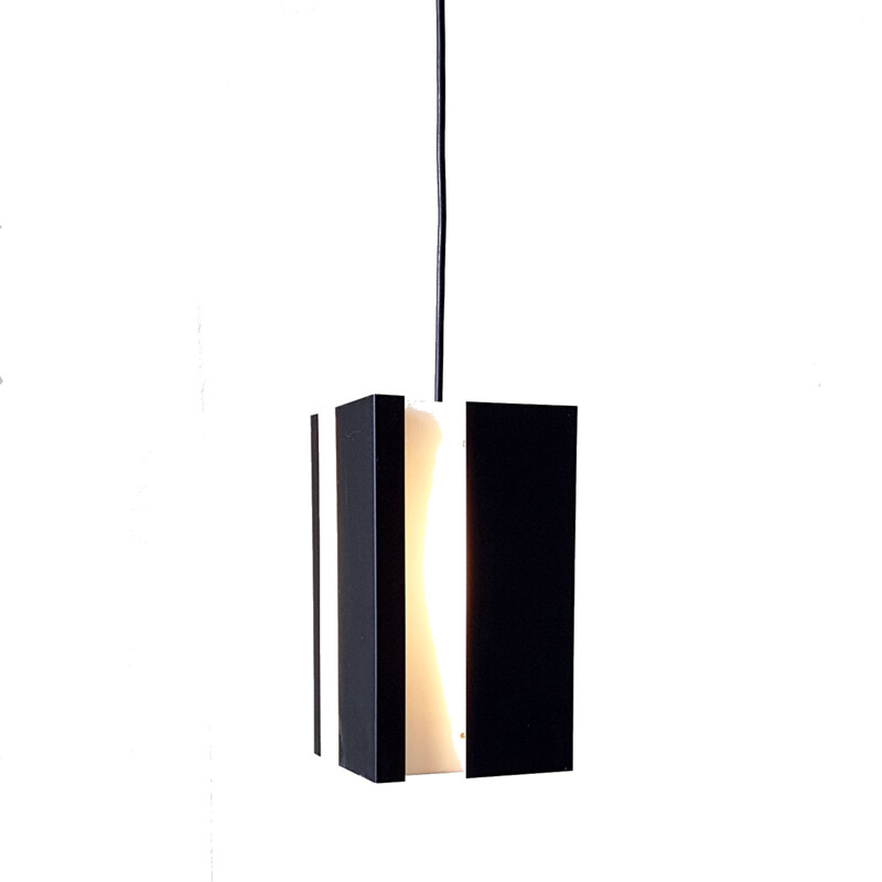 Vintage modernist pendant lamp by Anvia, Netherlands 1960