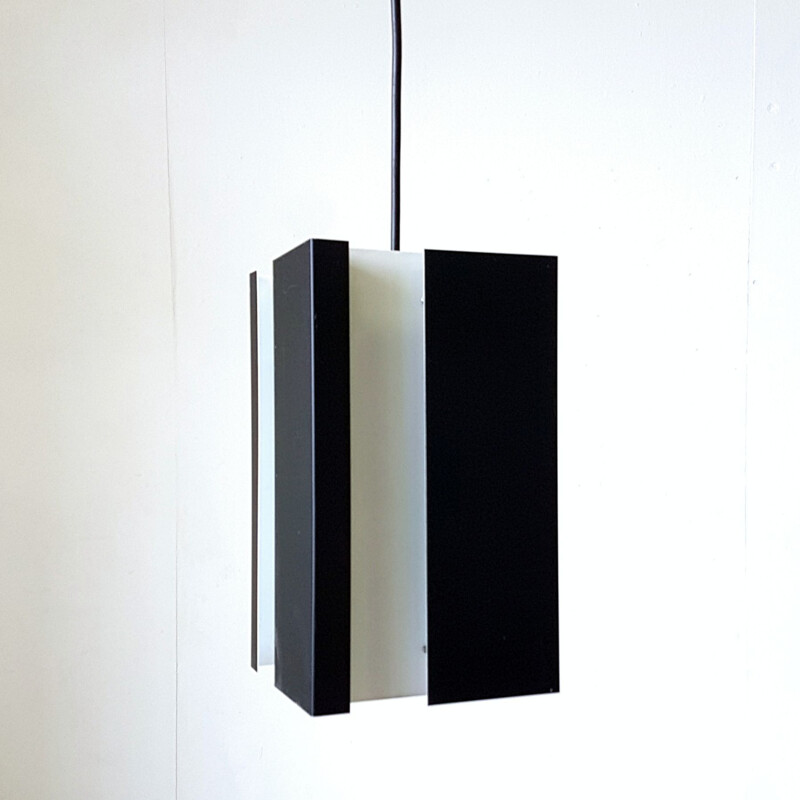 Vintage modernist pendant lamp by Anvia, Netherlands 1960